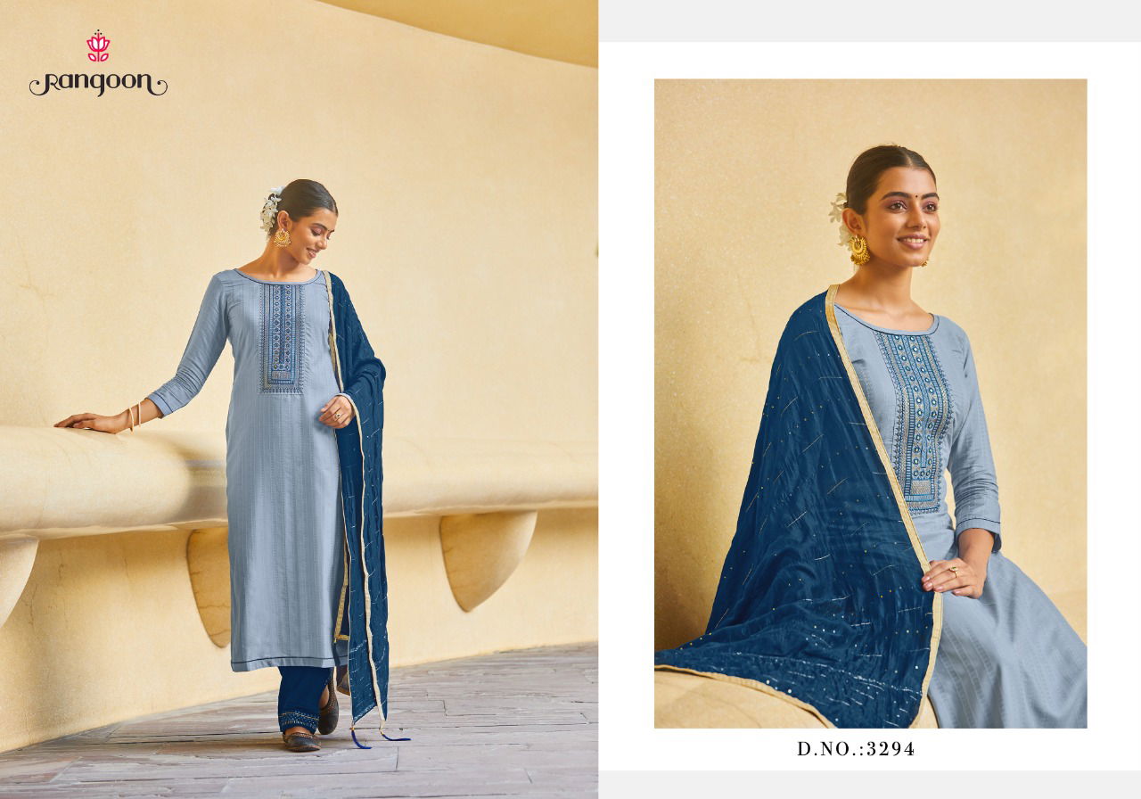Rangoon Spirit Silk Designer Festive Wear Fancy Silk Ready Made Dress Collection